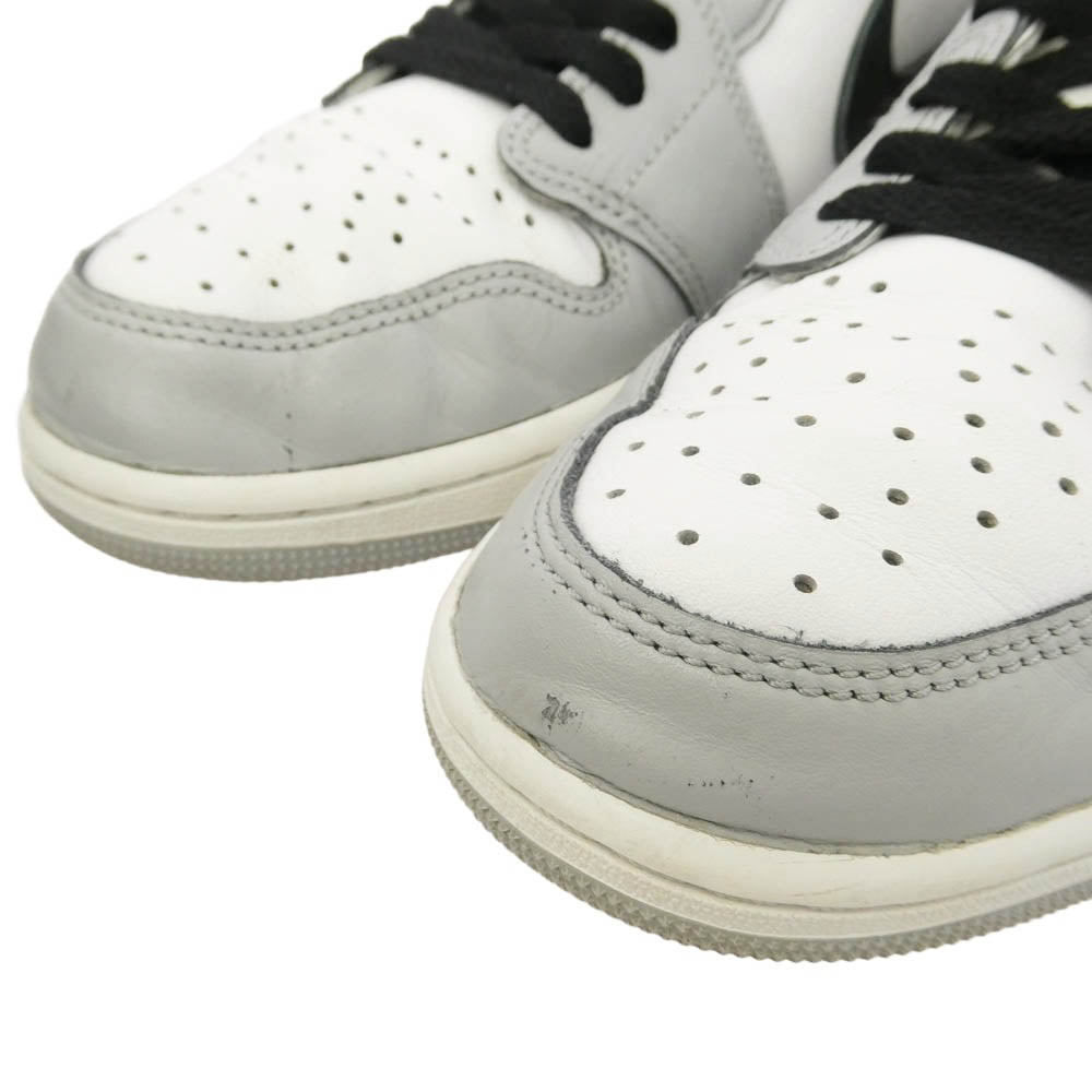 NIKE ナイキ CZ0790-110 Air Jordan 1 Retro Low OG Barons AJ1 エアジョーダン1 レトロ ロー バロンズ ローカット スニーカー ホワイト系 グレー系 28.5cm【中古】