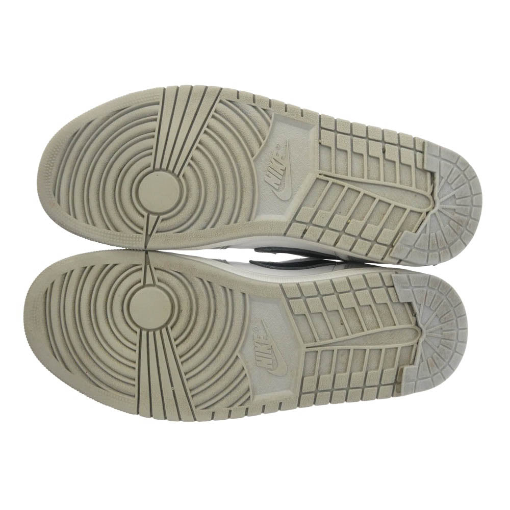 NIKE ナイキ CZ0790-110 Air Jordan 1 Retro Low OG Barons AJ1 エアジョーダン1 レトロ ロー バロンズ ローカット スニーカー ホワイト系 グレー系 28.5cm【中古】