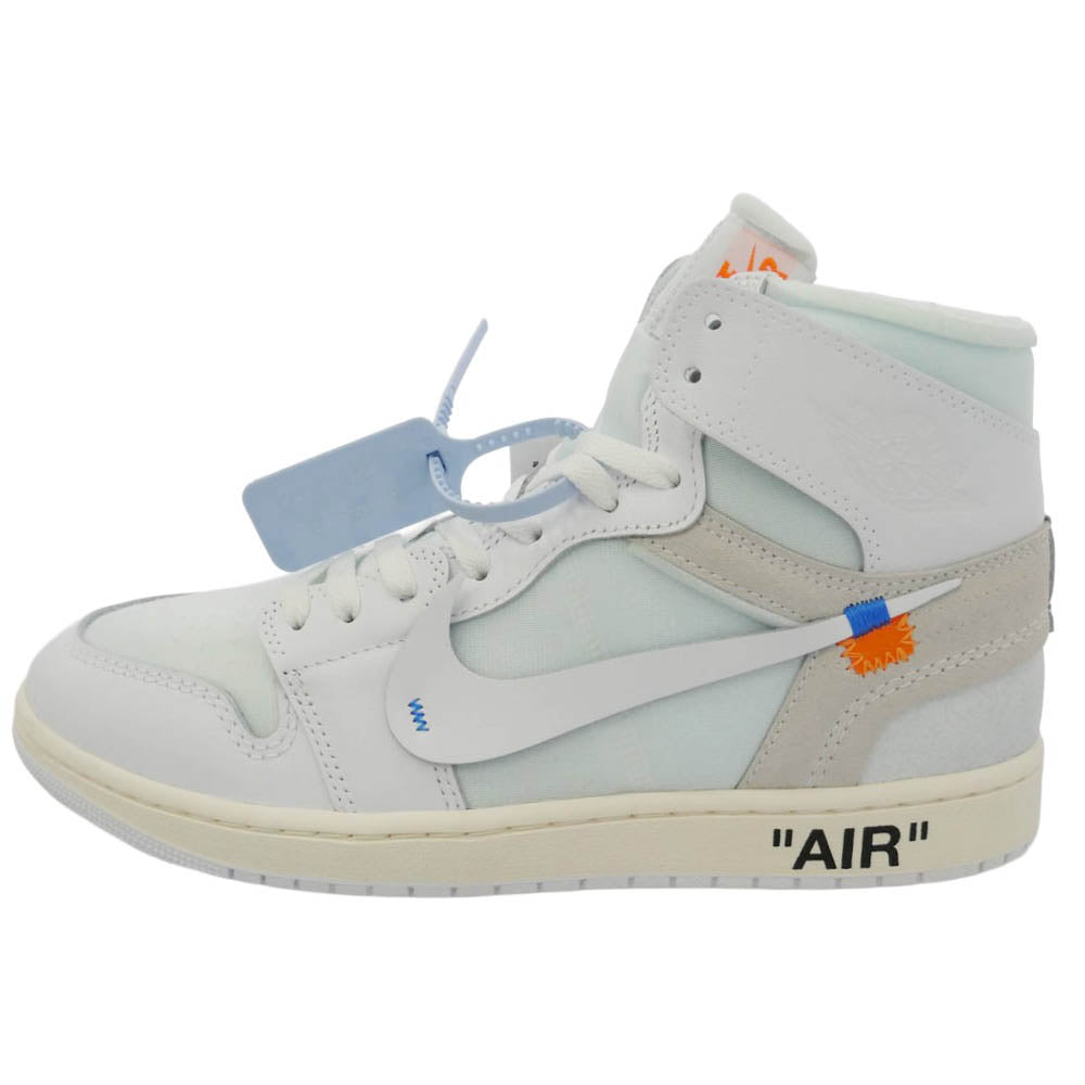 NIKE ナイキ AA3834-100 × Virgil Abloh Archive (V.A.A.) ヴァージルアブローアーカイブ Air Jordan 1 Retro High OG Alaska AJ1 エアジョーダン1 レトロ ハイ アラスカ ハイカット スニーカー ホワイト系 28.5cm【新古品】【未使用】【中古】