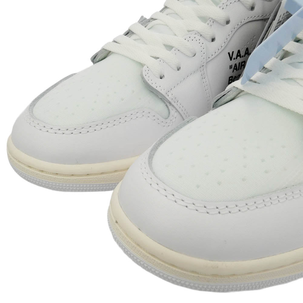 NIKE ナイキ AA3834-100 × Virgil Abloh Archive (V.A.A.) ヴァージルアブローアーカイブ Air Jordan 1 Retro High OG Alaska AJ1 エアジョーダン1 レトロ ハイ アラスカ ハイカット スニーカー ホワイト系 28.5cm【新古品】【未使用】【中古】