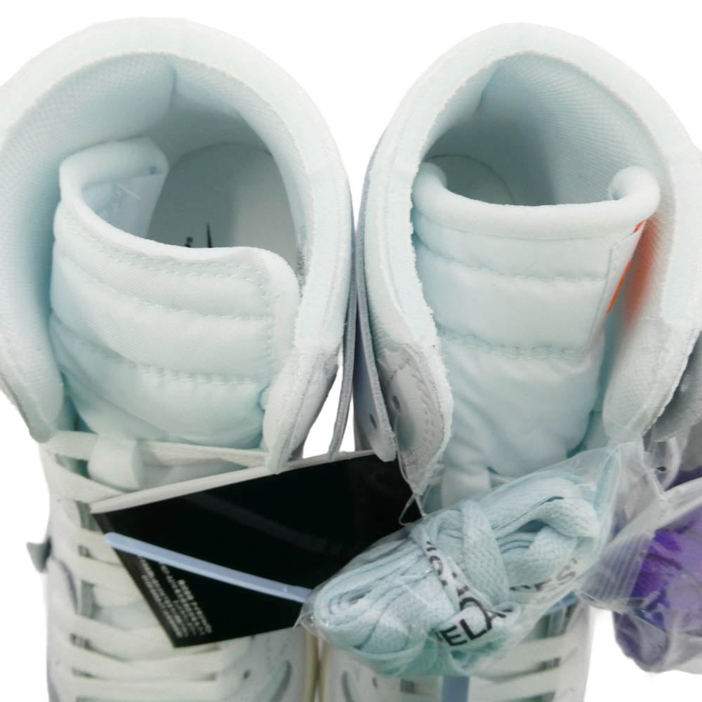 NIKE ナイキ AA3834-100 × Virgil Abloh Archive (V.A.A.) ヴァージルアブローアーカイブ Air Jordan 1 Retro High OG Alaska AJ1 エアジョーダン1 レトロ ハイ アラスカ ハイカット スニーカー ホワイト系 28.5cm【新古品】【未使用】【中古】