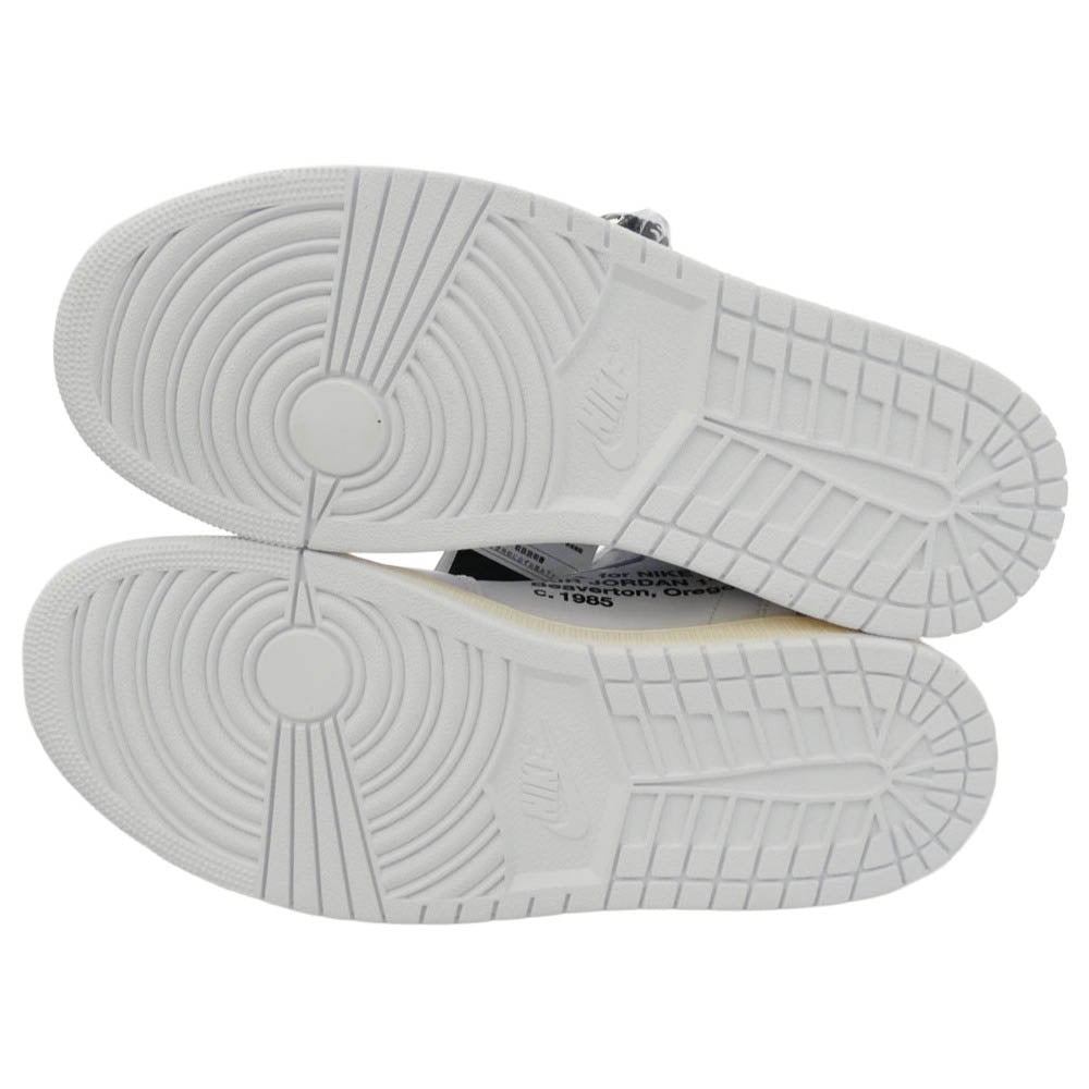 NIKE ナイキ AA3834-100 × Virgil Abloh Archive (V.A.A.) ヴァージルアブローアーカイブ Air Jordan 1 Retro High OG Alaska AJ1 エアジョーダン1 レトロ ハイ アラスカ ハイカット スニーカー ホワイト系 28.5cm【新古品】【未使用】【中古】