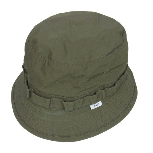 WTAPS ダブルタップス 21SS 211HCDT-HT16 JUNGLE/HAT/COTTON.WEATHER ジャングル ハット コットン ウェザー 帽子 カーキ系 3【中古】