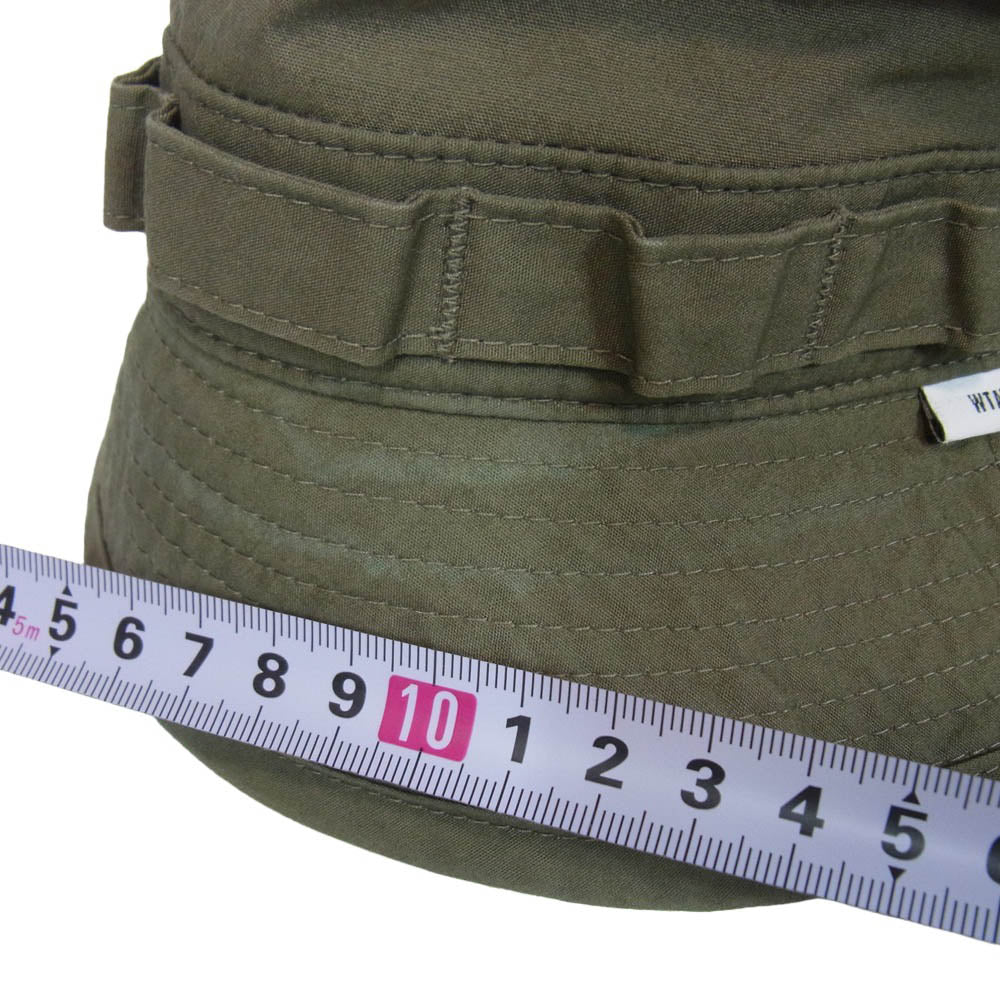 WTAPS ダブルタップス 21SS 211HCDT-HT16 JUNGLE/HAT/COTTON.WEATHER ジャングル ハット コットン ウェザー 帽子 カーキ系 3【中古】
