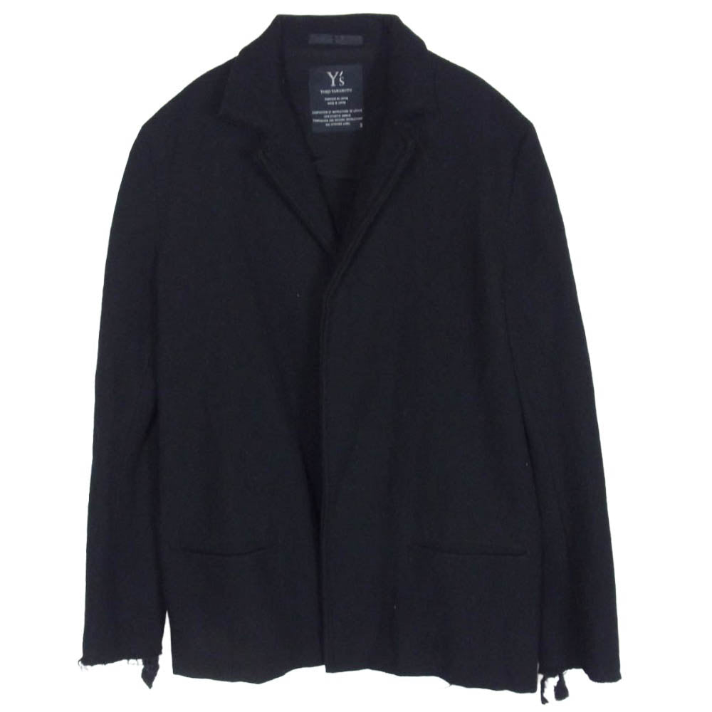 Y's Yohji Yamamoto ワイズ ヨウジヤマモト YY-J02-143 98AW アーカイブ ウール テーラード ジャケット ブラック系 3【中古】