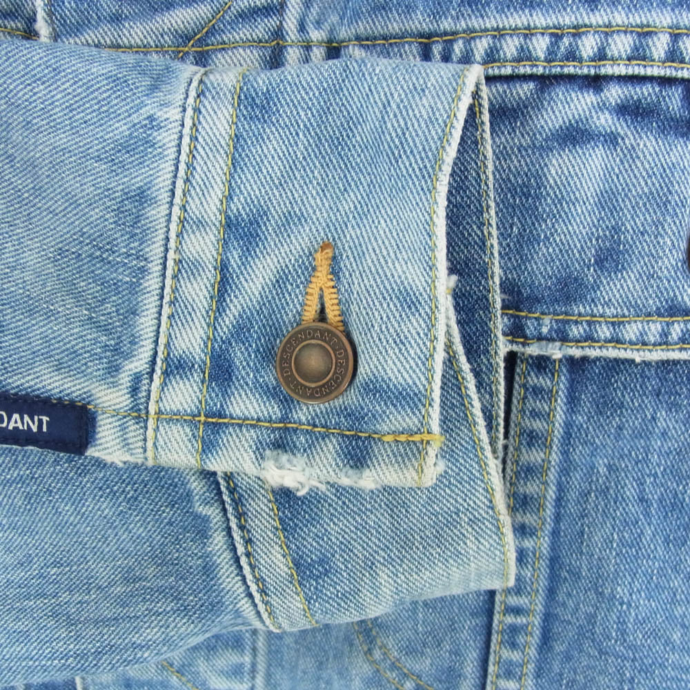 DESCENDANT ディセンダント 21SS 211WVDS-JKM02 BRONC DENIM JACKET カバーオール デニム ジャケット インディゴブルー系 3【中古】