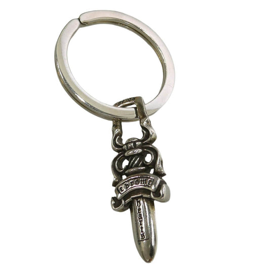 CHROME HEARTS クロムハーツ（原本無） RNG&No5 DGGR #5 ダガー キーリング シルバー系【中古】
