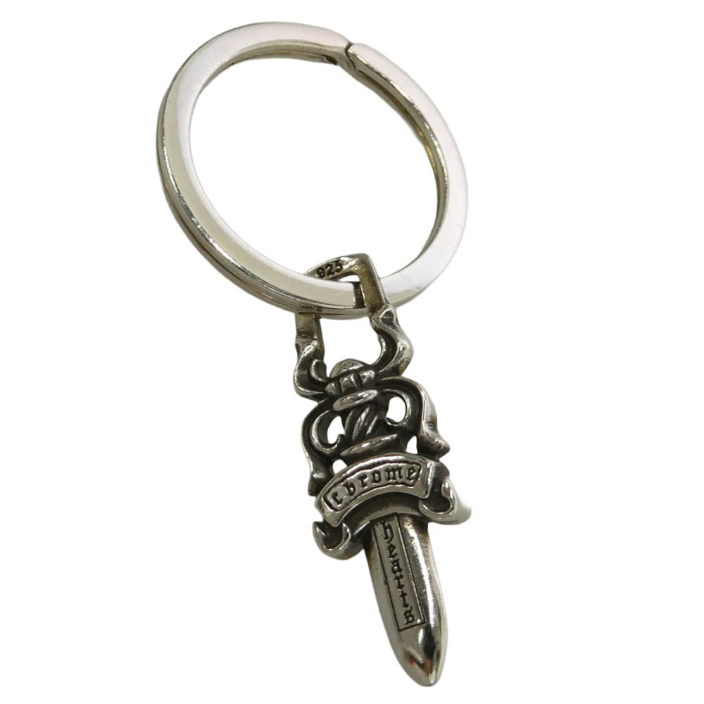 CHROME HEARTS クロムハーツ（原本無） RNG&No5 DGGR #5 ダガー キーリング シルバー系【中古】