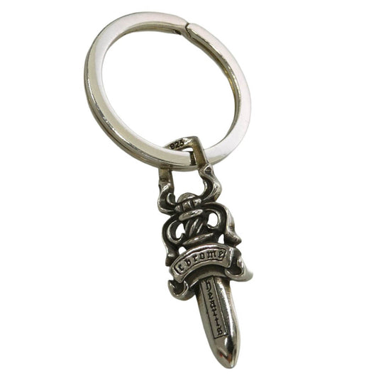 CHROME HEARTS クロムハーツ（原本無） RNG&No5 DGGR #5 ダガー キーリング シルバー系【中古】