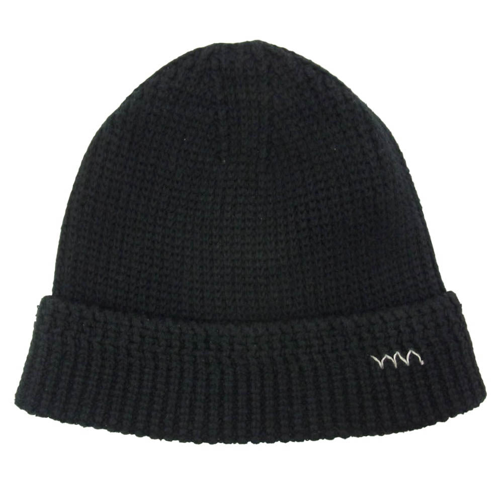 VISVIM ビズビム 0121103003017 KNIT CAP COTTON コットン ニットキャップ ブラック系 F【中古】