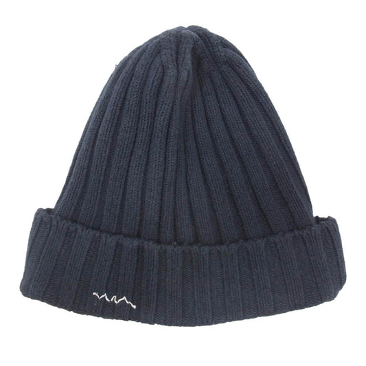 VISVIM ビズビム 0121103003016 KNIT CAP COTTON コットン ニットキャップ ネイビー系 F【中古】