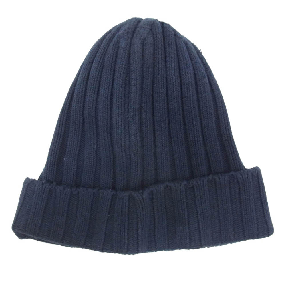 VISVIM ビズビム 0121103003016 KNIT CAP COTTON コットン ニットキャップ ネイビー系 F【中古】