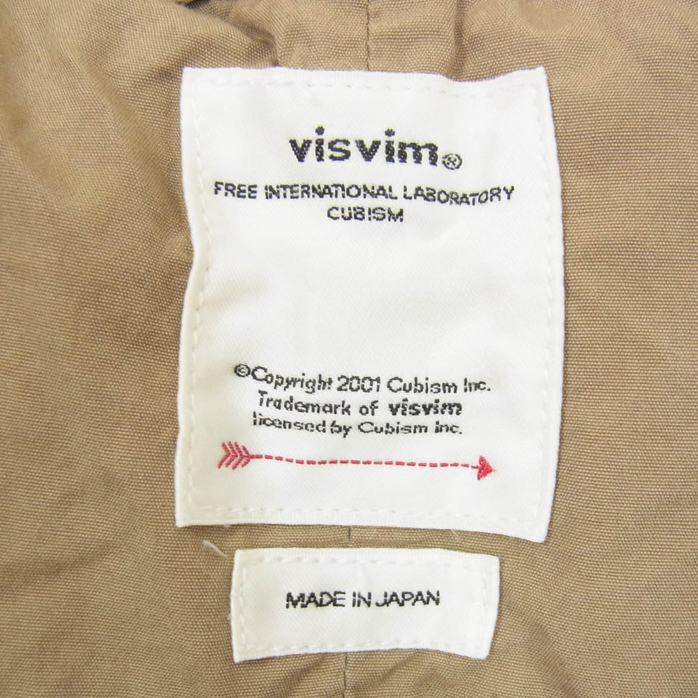 VISVIM ビズビム 0123305008002 5ポケット シンチバック ショート チノ パンツ ブラウン系 3【中古】