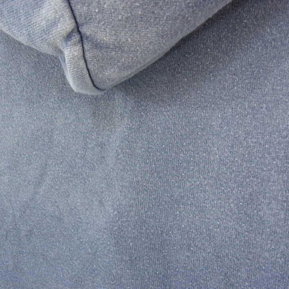 VISVIM ビズビム 22AW 0522905010003 CONTRARY DEPT JUMBO SB HOODIE P.O クラッシュ加工 ジャンボ フーディー スウェット パーカー ブルー系 4【中古】