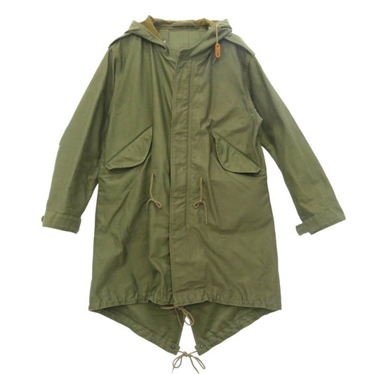 The REAL McCOY'S ザリアルマッコイズ 55-P-4982-30 M-1951 PARKA-SHELL フィッシュテール パーカー モッズ コート モスグリーン系 S【中古】