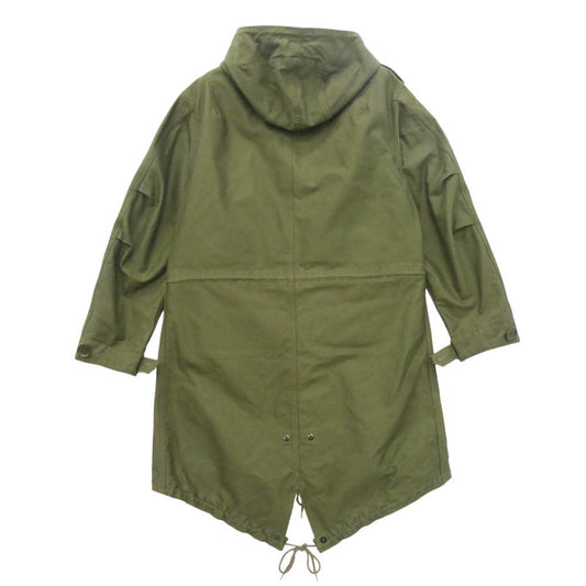 The REAL McCOY'S ザリアルマッコイズ 55-P-4982-30 M-1951 PARKA-SHELL フィッシュテール パーカー モッズ コート モスグリーン系 S【中古】