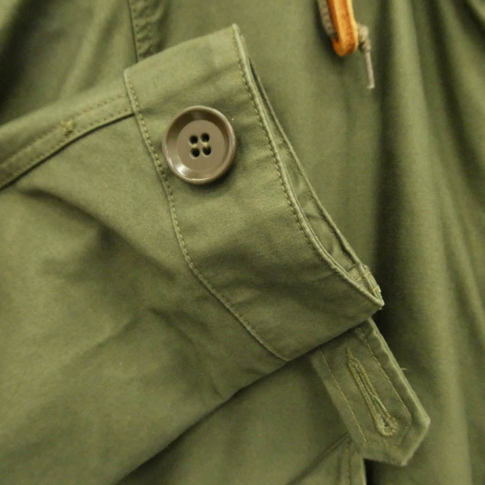 The REAL McCOY'S ザリアルマッコイズ 55-P-4982-30 M-1951 PARKA-SHELL フィッシュテール パーカー モッズ コート モスグリーン系 S【中古】