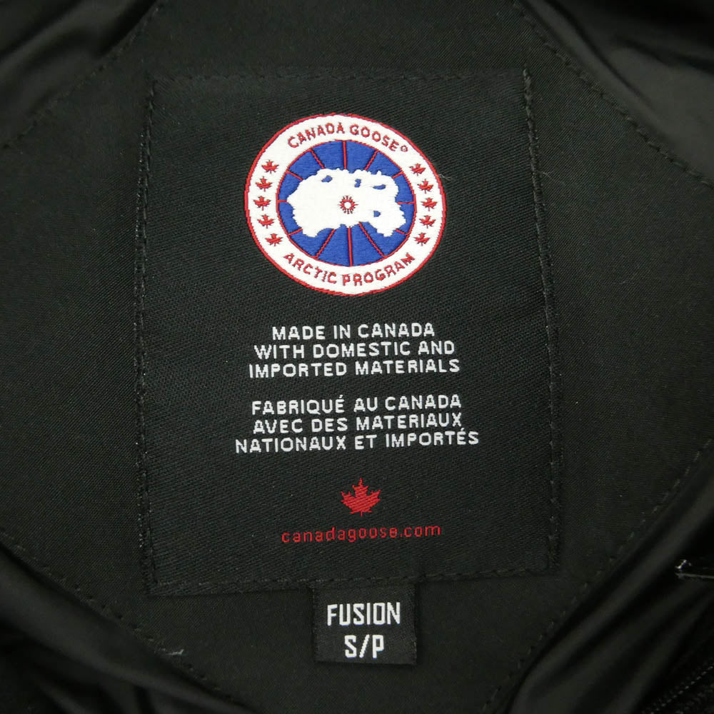 CANADA GOOSE カナダグース 3805MA CARSON PARKA FF カーソン パーカ フュージョンフィット ダウン ジャケット ブラック系 S【中古】