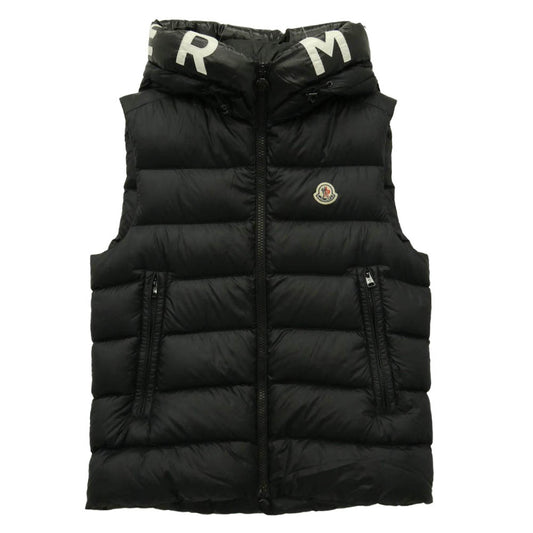 MONCLER モンクレール G20911A00018 53048 MONTREUIL GILET モントルイユ ジレ ロゴ ダウン ベスト ブラック系 999 1【中古】