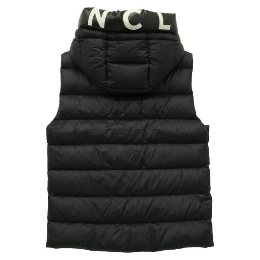 MONCLER モンクレール G20911A00018 53048 MONTREUIL GILET モントルイユ ジレ ロゴ ダウン ベスト ブラック系 999 1【中古】