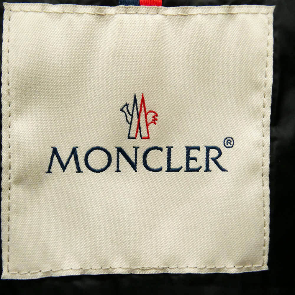 MONCLER モンクレール G20911A00018 53048 MONTREUIL GILET モントルイユ ジレ ロゴ ダウン ベスト ブラック系 999 1【中古】