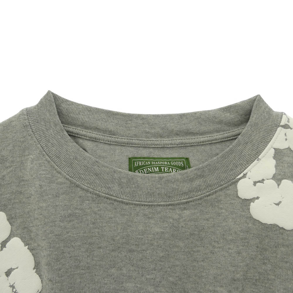 デニムティアーズ 24AW FW24TLS0064 COTTON WREATH LS TEE コットン リース ロングスリーブ 長袖 Tシャツ グレー系 XL【中古】