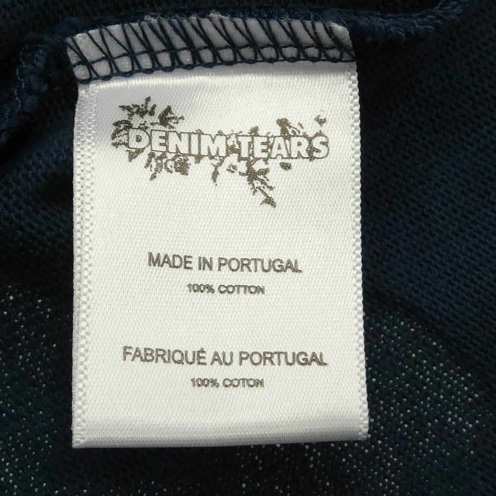 デニムティアーズ 24AW FW24TLS0064 COTTON WREATH LS TEE コットン リース ロングスリーブ 長袖 Tシャツ ネイビー系 NAVY XL【中古】