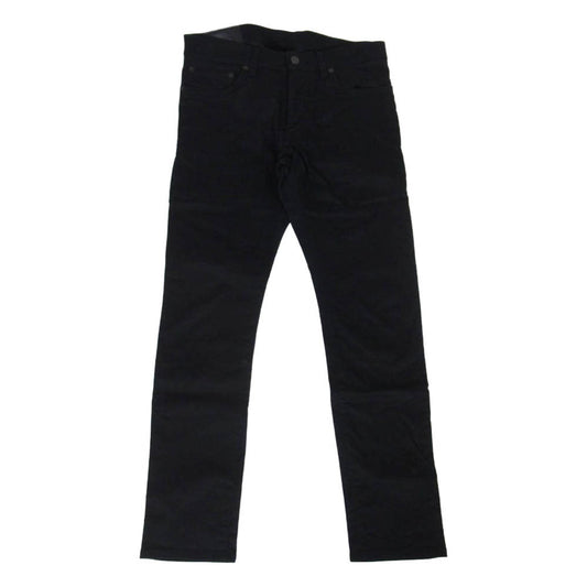 ATTACHMENT アタッチメント 15SS AP51-218 ストレッチ ウエポンチノ スーパー スリム ボタンフライ コットン パンツ ブラック系 2【中古】