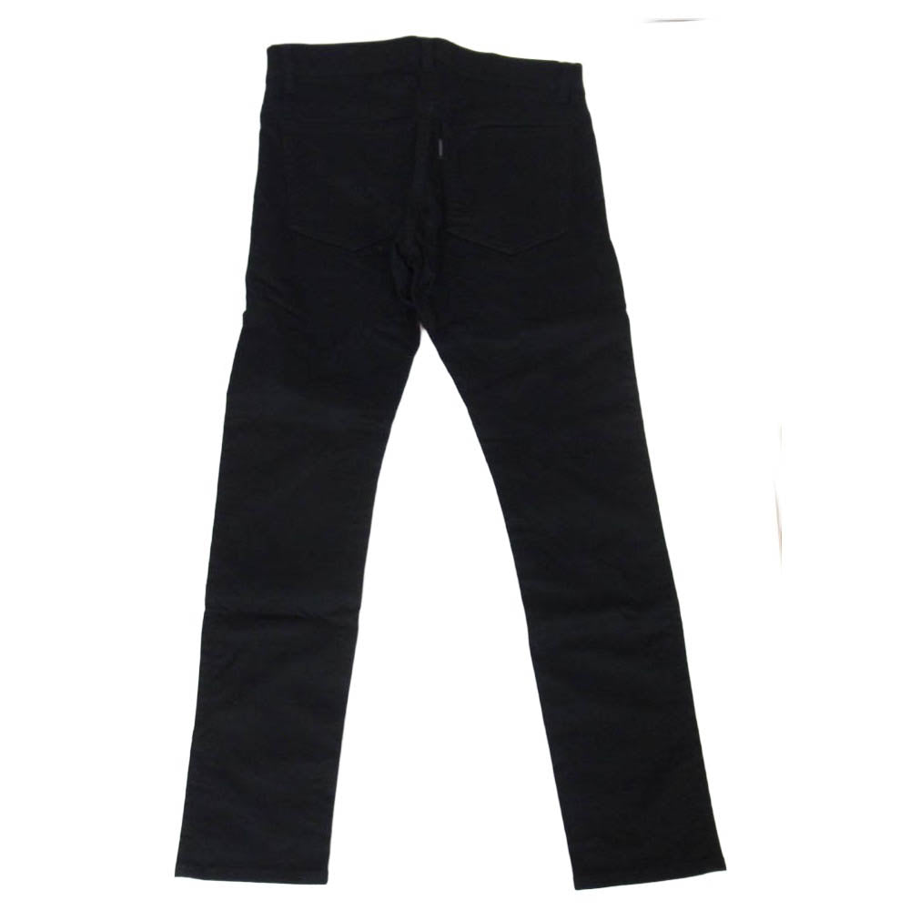 ATTACHMENT アタッチメント 15SS AP51-218 ストレッチ ウエポンチノ スーパー スリム ボタンフライ コットン パンツ ブラック系 2【中古】