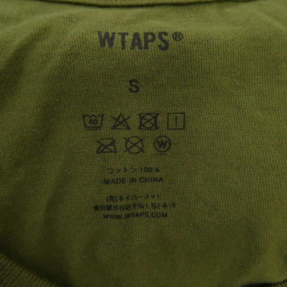 WTAPS ダブルタップス 3-pack SKIVVIES TEE 3-pack スキビーズ 3枚 パック 半袖 Tシャツ カーキ系 S【中古】