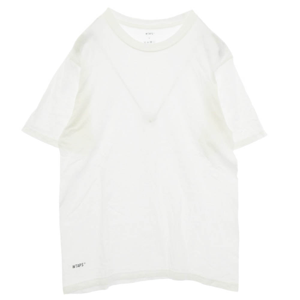 WTAPS ダブルタップス 3-pack SKIVVIES TEE 3-pack スキビーズ 3枚 パック 半袖 Tシャツ ホワイト系 S【中古】