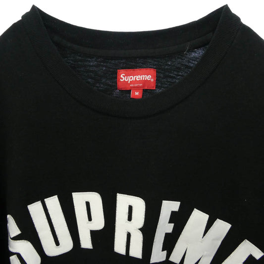 Supreme シュプリーム 16SS ワングラム期 Arc Logo LS Top アーチ ロゴ ワッペン ロングスリーブ 長袖 カットソー ブラック系 M【中古】