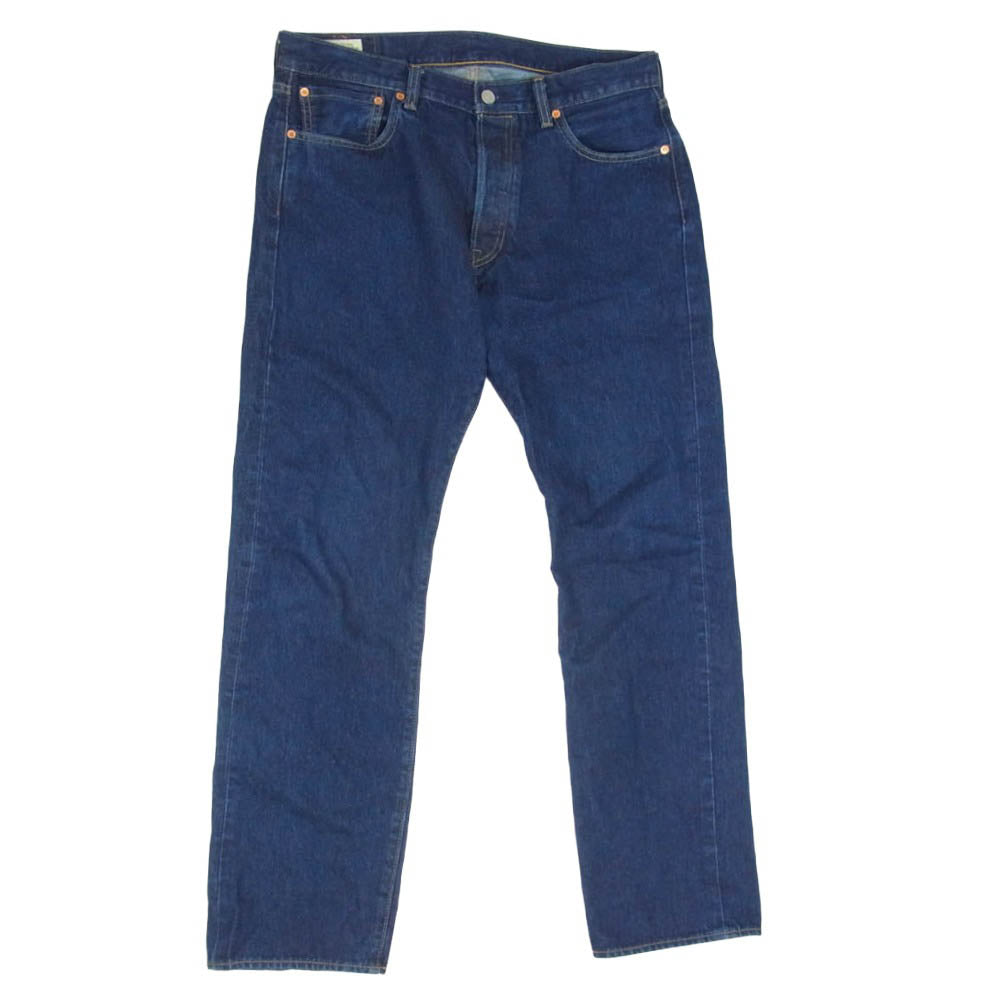 Levi's リーバイス PC9-0040K-0000 Right-on限定 501 セルビッチ ボタンフライ ストレート デニム パンツ インディゴブルー系 34【中古】