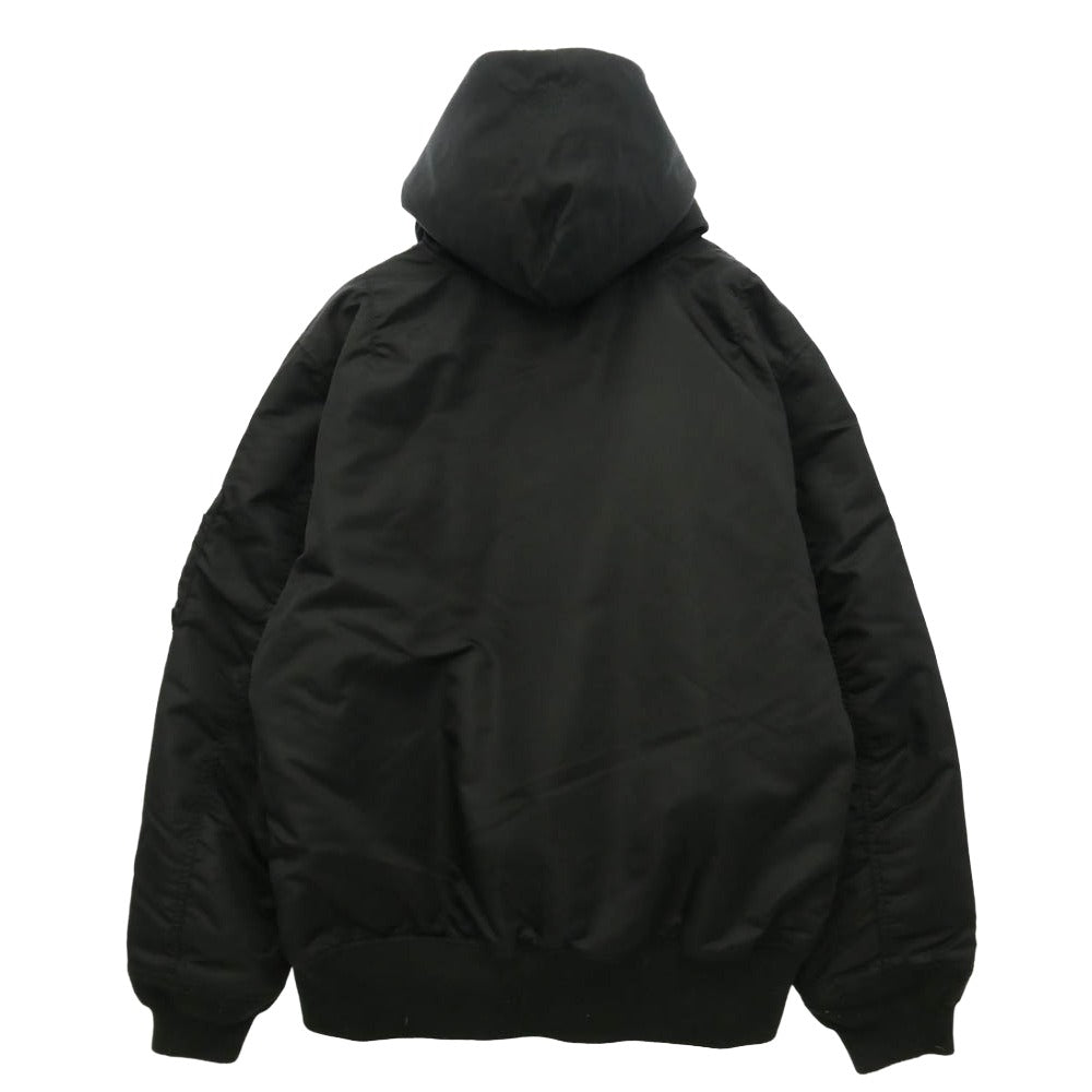ALPHA アルファ 7975952021 PULL-OVER HOODED MA-1 プルオーバー フーデッド ジャケット ブラック系 XL【中古】