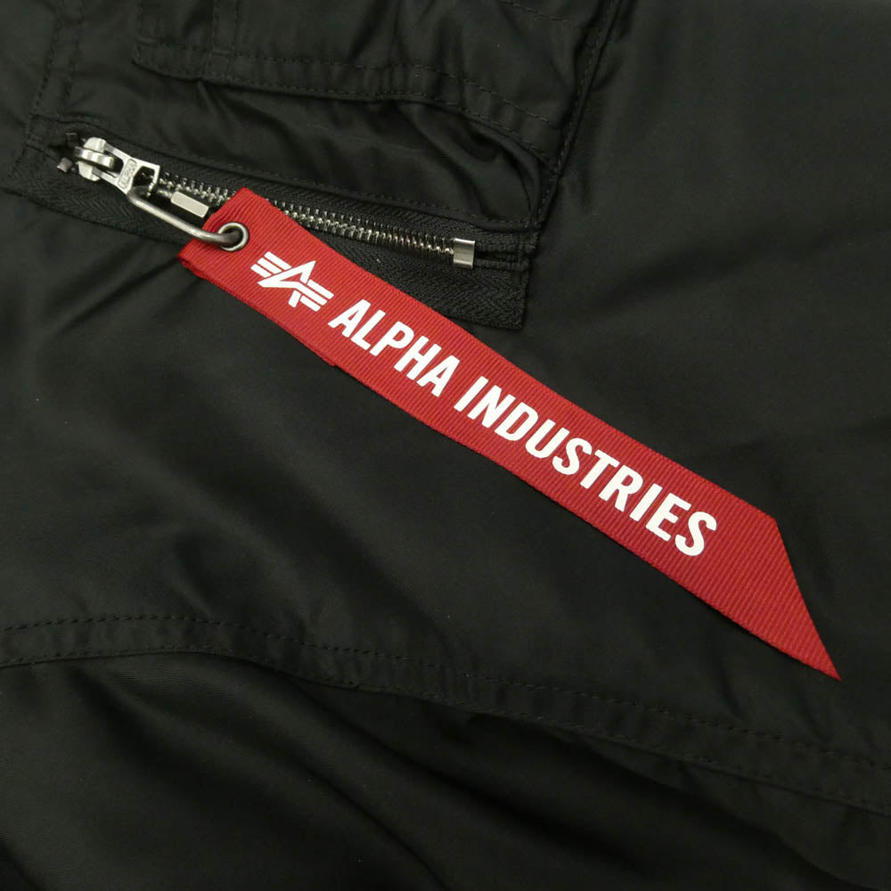 ALPHA アルファ 7975952021 PULL-OVER HOODED MA-1 プルオーバー フーデッド ジャケット ブラック系 XL【中古】