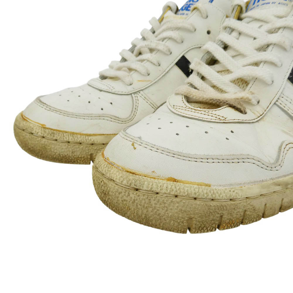 asics アシックス FABRE JAPAN S ファブレ ジャパン スニーカー ホワイト系 ブラック系 27.5cm【中古】