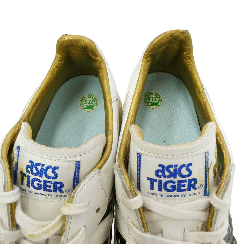 asics アシックス FABRE JAPAN S ファブレ ジャパン スニーカー ホワイト系 ブラック系 27.5cm【中古】
