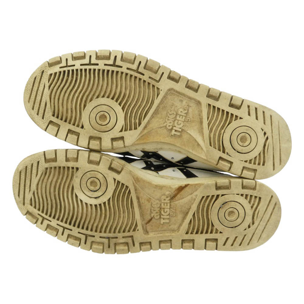 asics アシックス FABRE JAPAN S ファブレ ジャパン スニーカー ホワイト系 ブラック系 27.5cm【中古】