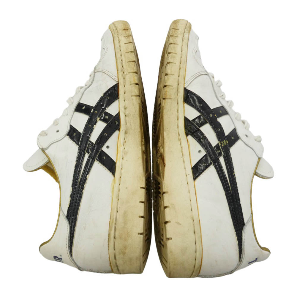 asics アシックス FABRE JAPAN S ファブレ ジャパン スニーカー ホワイト系 ブラック系 27.5cm【中古】