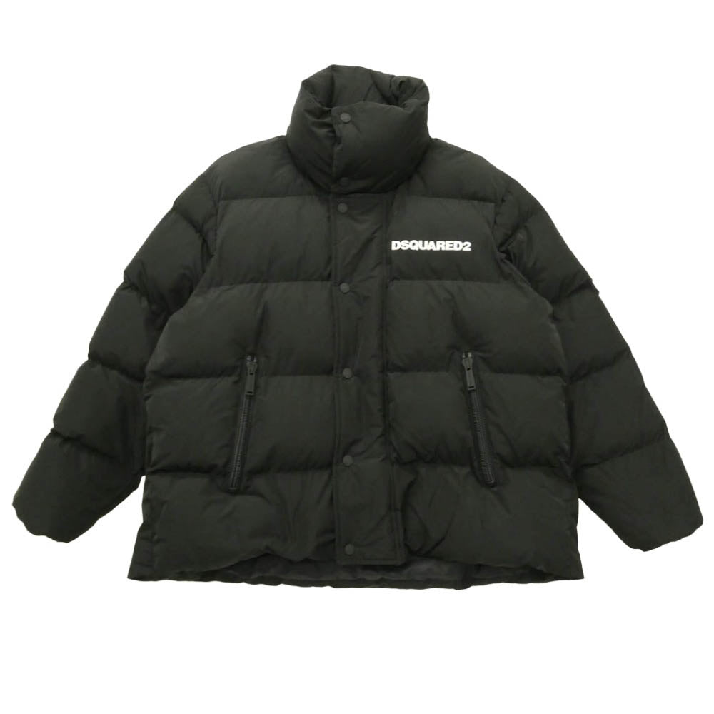 DSQUARED2 ディースクエアード S71AN0505S5335390058 Puffer Jacket パファー ジャケット ブラック系 42【中古】