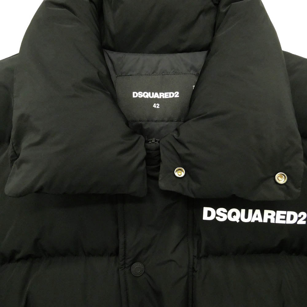 DSQUARED2 ディースクエアード S71AN0505S5335390058 Puffer Jacket パファー ジャケット ブラック系 42【中古】