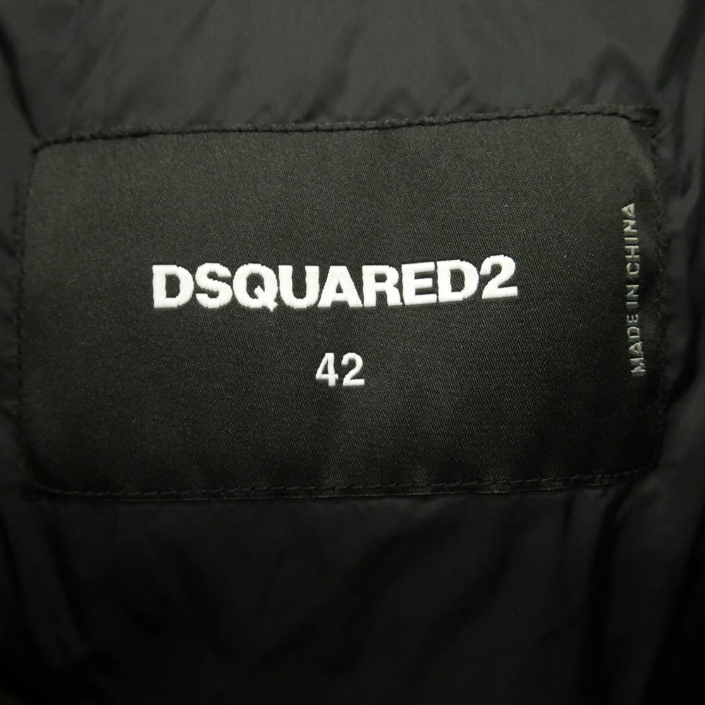 DSQUARED2 ディースクエアード S71AN0505S5335390058 Puffer Jacket パファー ジャケット ブラック系 42【中古】