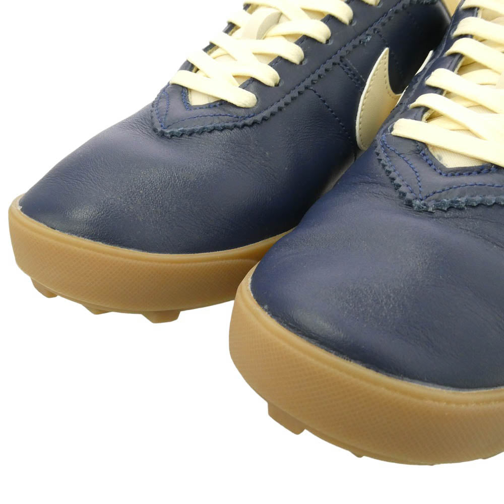 NIKE ナイキ II1259-400 Women's Astrograbber Leather Midnight Navy ウィメンズ アストログラバー レザー ミッドナイト ネイビー ローカット スニーカー ネイビー系 オフホワイト系 27.5cm【美品】【中古】