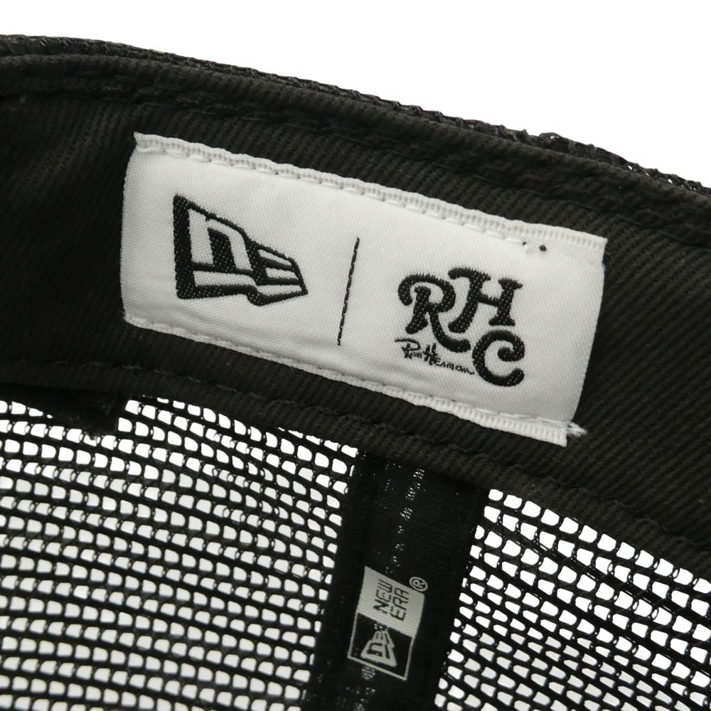 Ron Herman ロンハーマン NEW ERA ニューエラ RHC × NEW ERA R Logo Mesh Cap ニューエラ Rロゴ メッシュキャップ 帽子 ブラック系【中古】