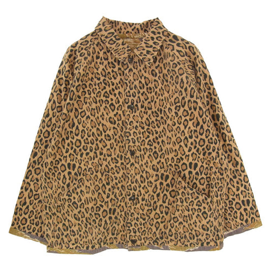 Needles ニードルス EJ105 Reversible Field Jacket Cotton Herringbone Print リバーシブル フィールド ジャケット カモフラージュ 迷彩 レオパード 柄 マルチカラー系 S【中古】