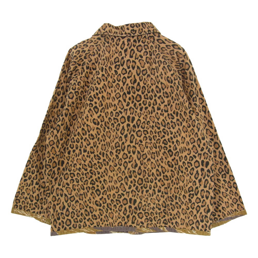 Needles ニードルス EJ105 Reversible Field Jacket Cotton Herringbone Print リバーシブル フィールド ジャケット カモフラージュ 迷彩 レオパード 柄 マルチカラー系 S【中古】