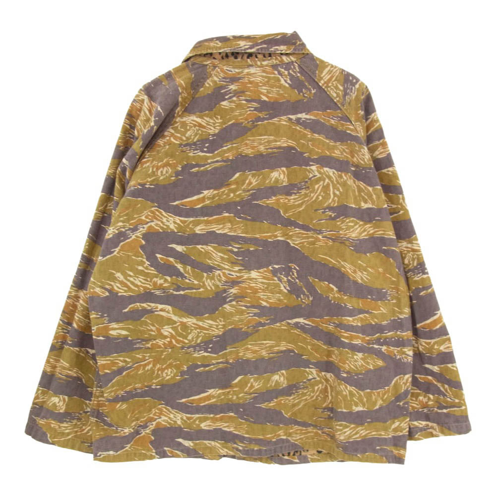 Needles ニードルス EJ105 Reversible Field Jacket Cotton Herringbone Print リバーシブル フィールド ジャケット カモフラージュ 迷彩 レオパード 柄 マルチカラー系 S【中古】