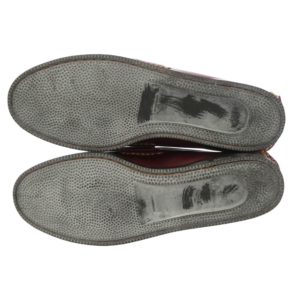 Brooks Brothers ブルックスブラザーズ × RANCOR AND CO ランコート レザー ペニー ローファー ワインレッド系 10E【中古】
