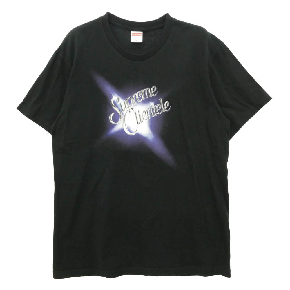 Supreme シュプリーム 20AW Clientele Tee クライアンテル グラフィック プリント コットン 半袖 Tシャツ カットソー ブラック系 M【中古】