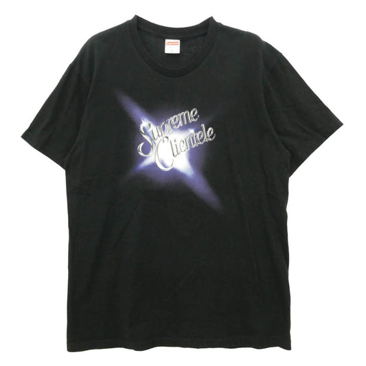 Supreme シュプリーム 20AW Clientele Tee クライアンテル グラフィック プリント コットン 半袖 Tシャツ カットソー ブラック系 M【中古】